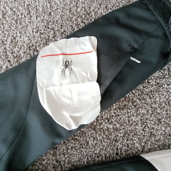 Ladies Spyder Ski Jacket Size 10 Black and White - Picture 7 of 11